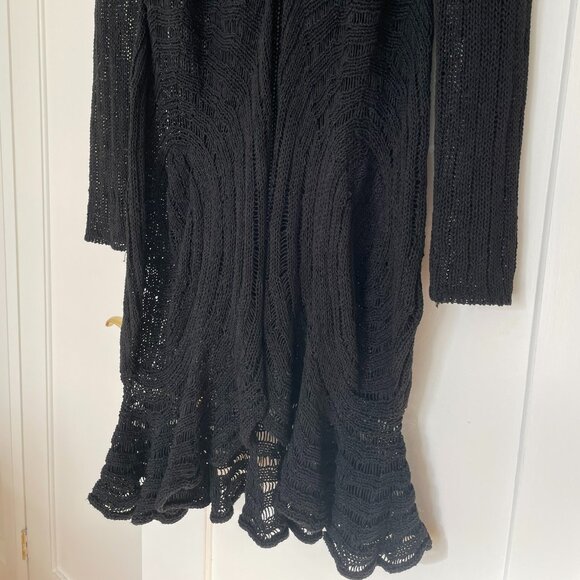 BCBG Knit Gothic Long Cardigan - Picture 3 of 10